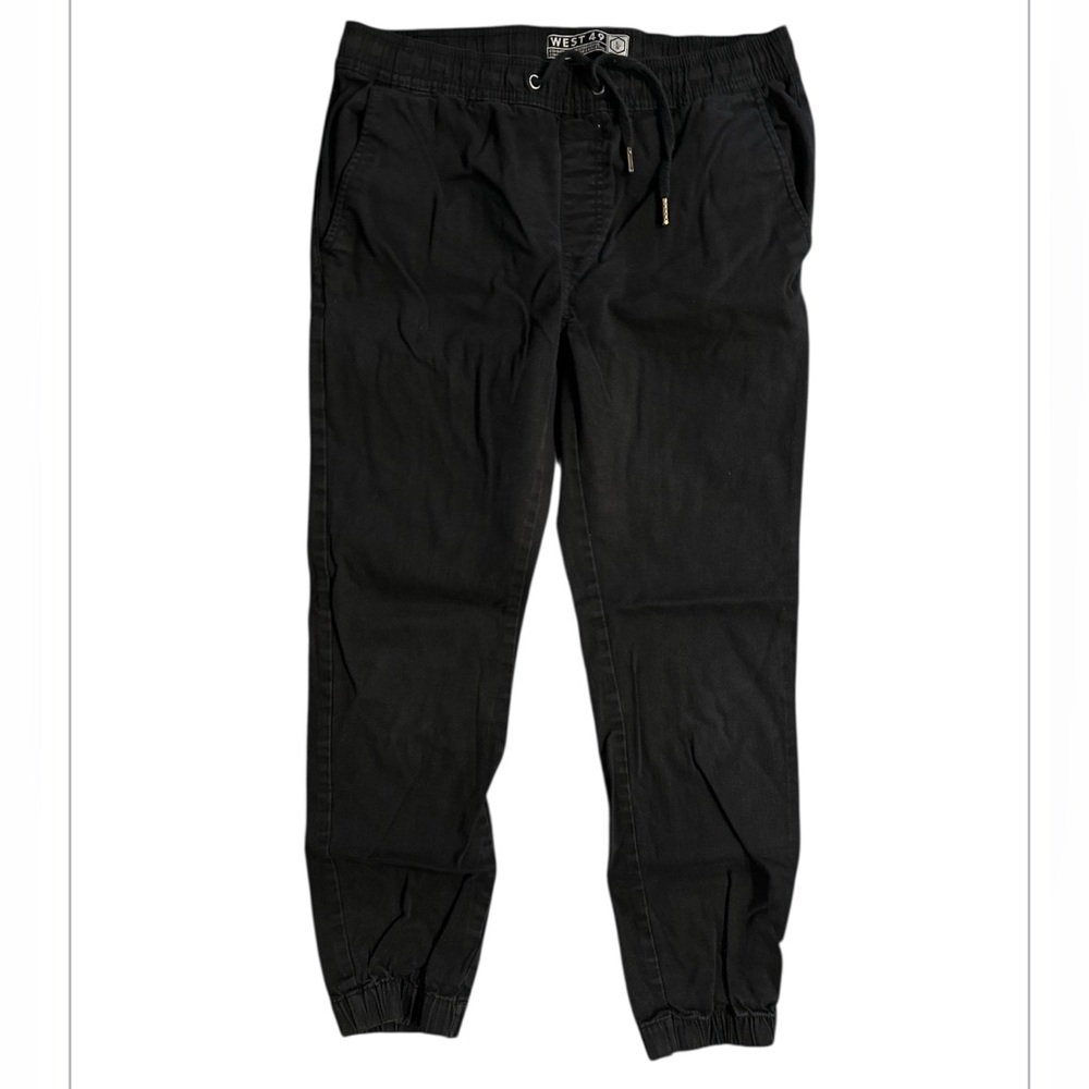 West 49 Men's Black Jogger Pants